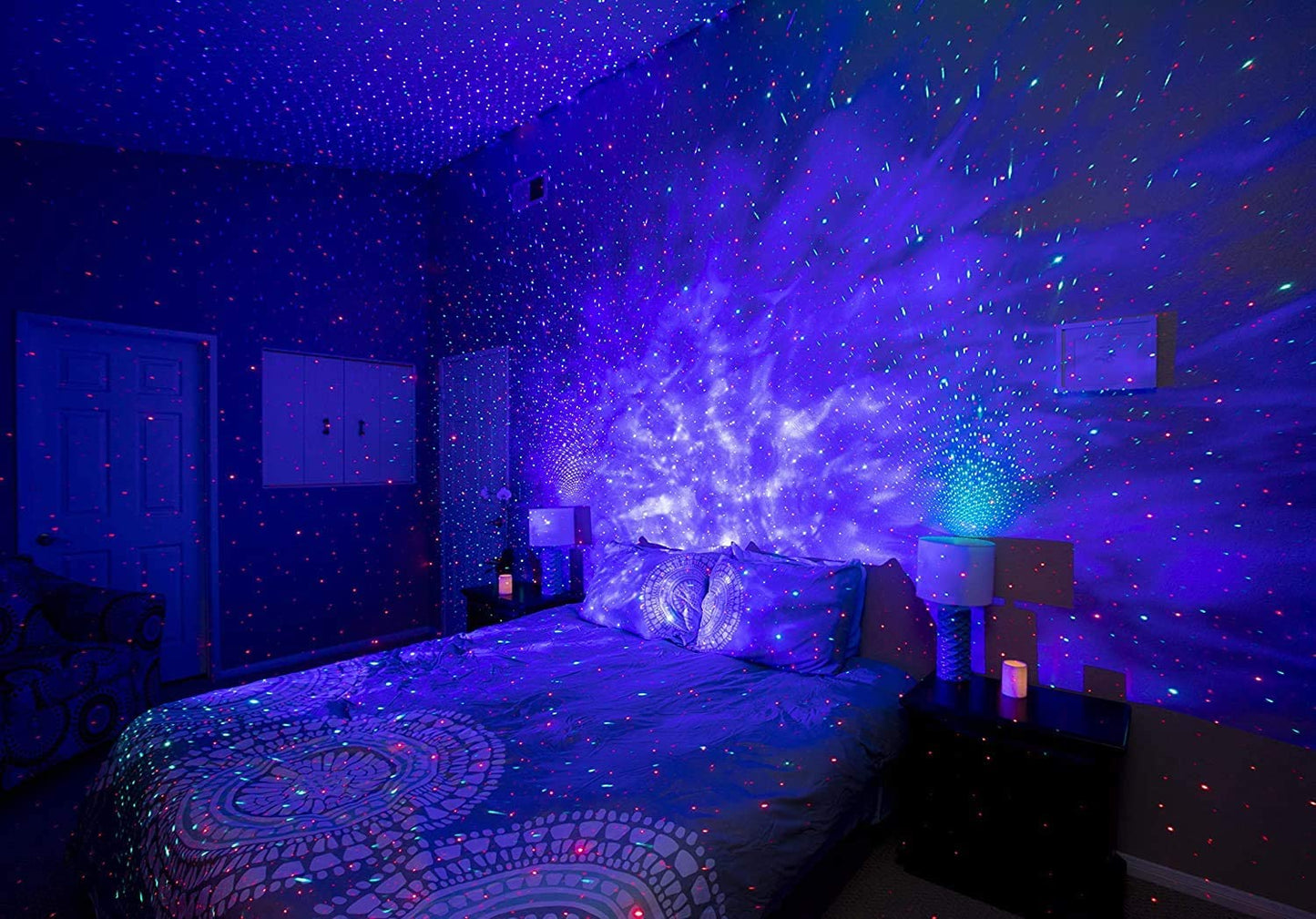 Sky Lite - LED Laser Star Projector, Galaxy Lighting, Nebula Lamp (Blue Stars)