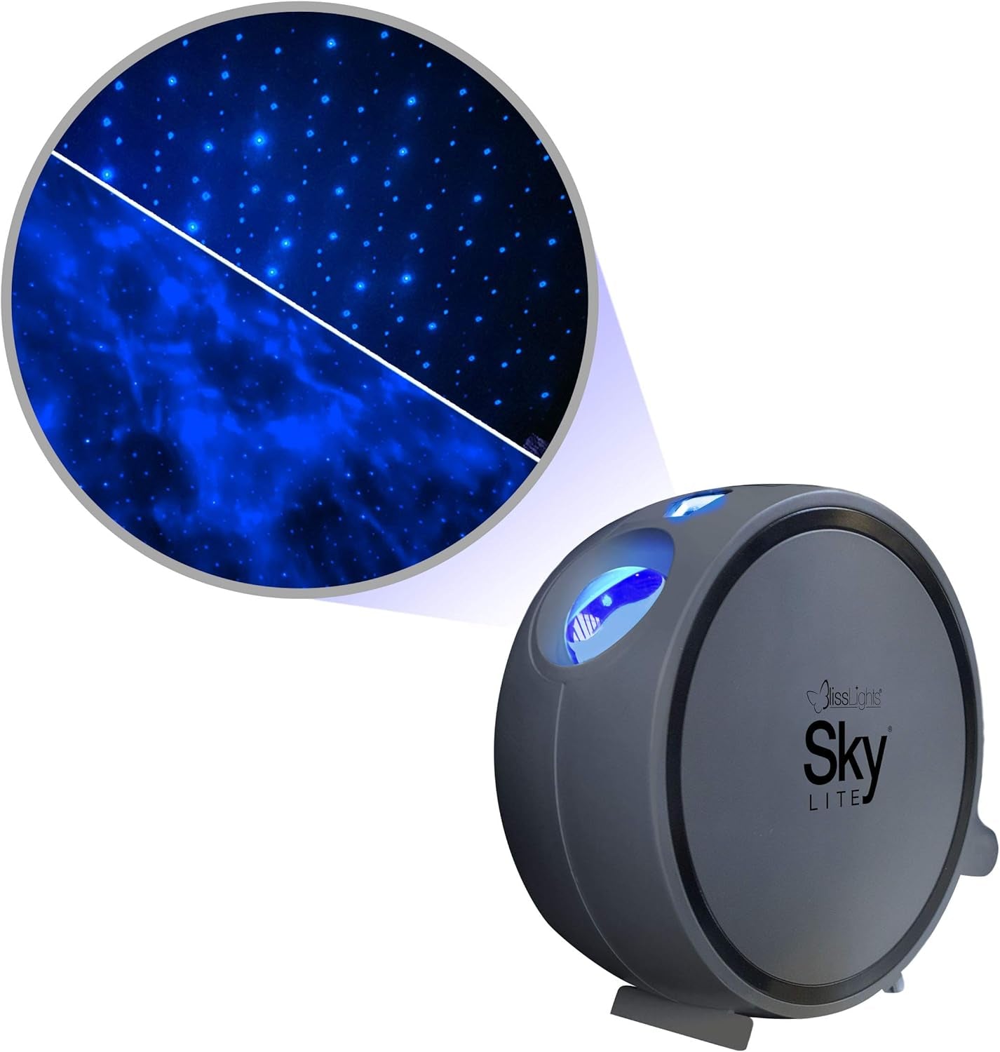 Sky Lite - LED Laser Star Projector, Galaxy Lighting, Nebula Lamp (Blue Stars)