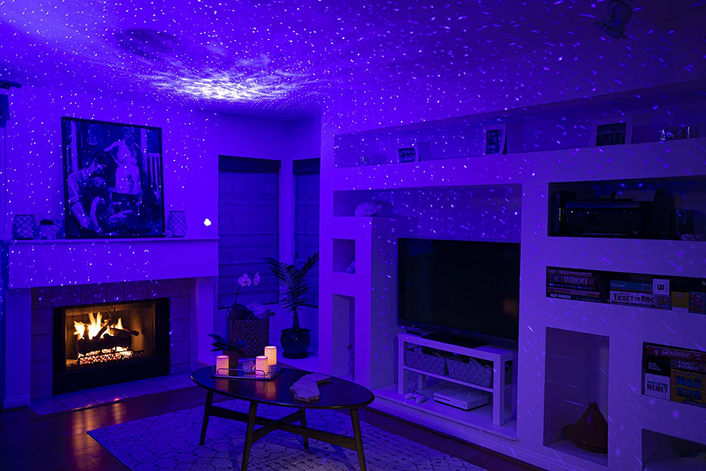 Sky Lite - LED Laser Star Projector, Galaxy Lighting, Nebula Lamp (Blue Stars)